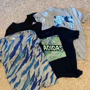 Lot of 4 Boys XL Adidas tees